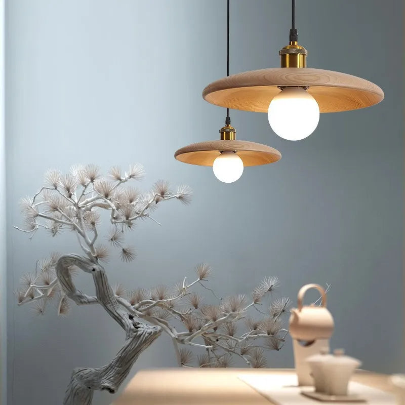 Illumix - NatureBeam Ceiling Light | Wooden Ceiling Lamp - Wood