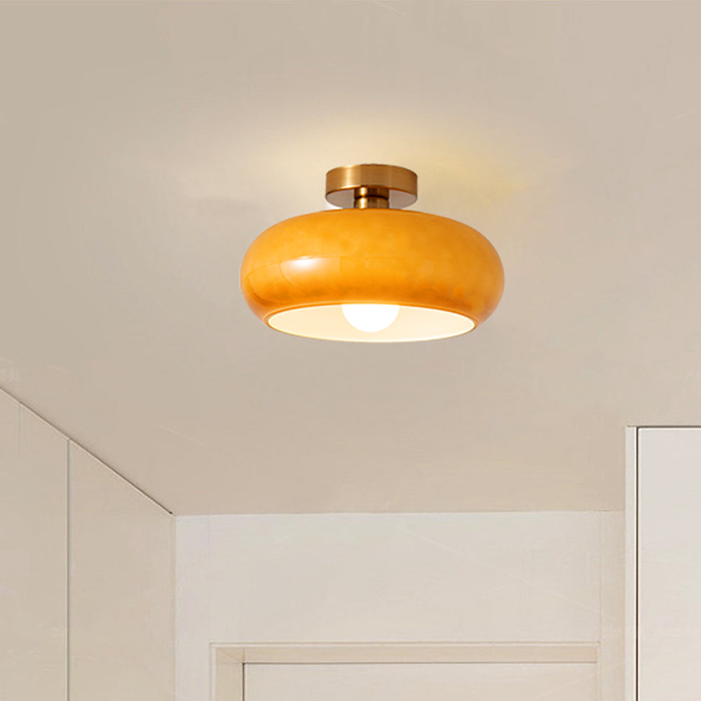 Vintage Round Glass Ceiling Lights - Elegant Illumination for Any Space