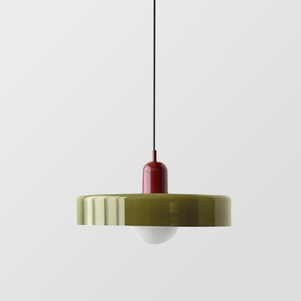 Elegant Bauhaus Glass Art Pendant Light for Kitchen Islands