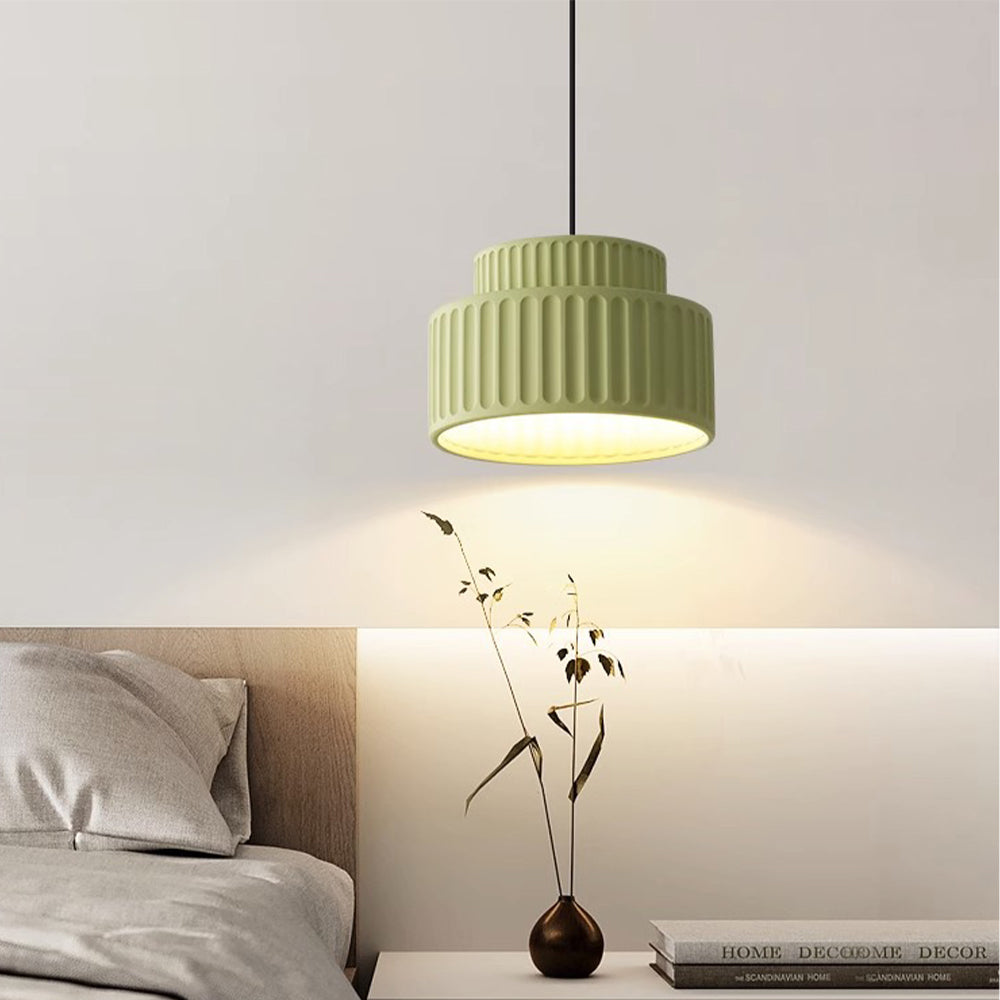 Modern Nordic Cream Hanging Light - Elegant Wabi Sabi Design