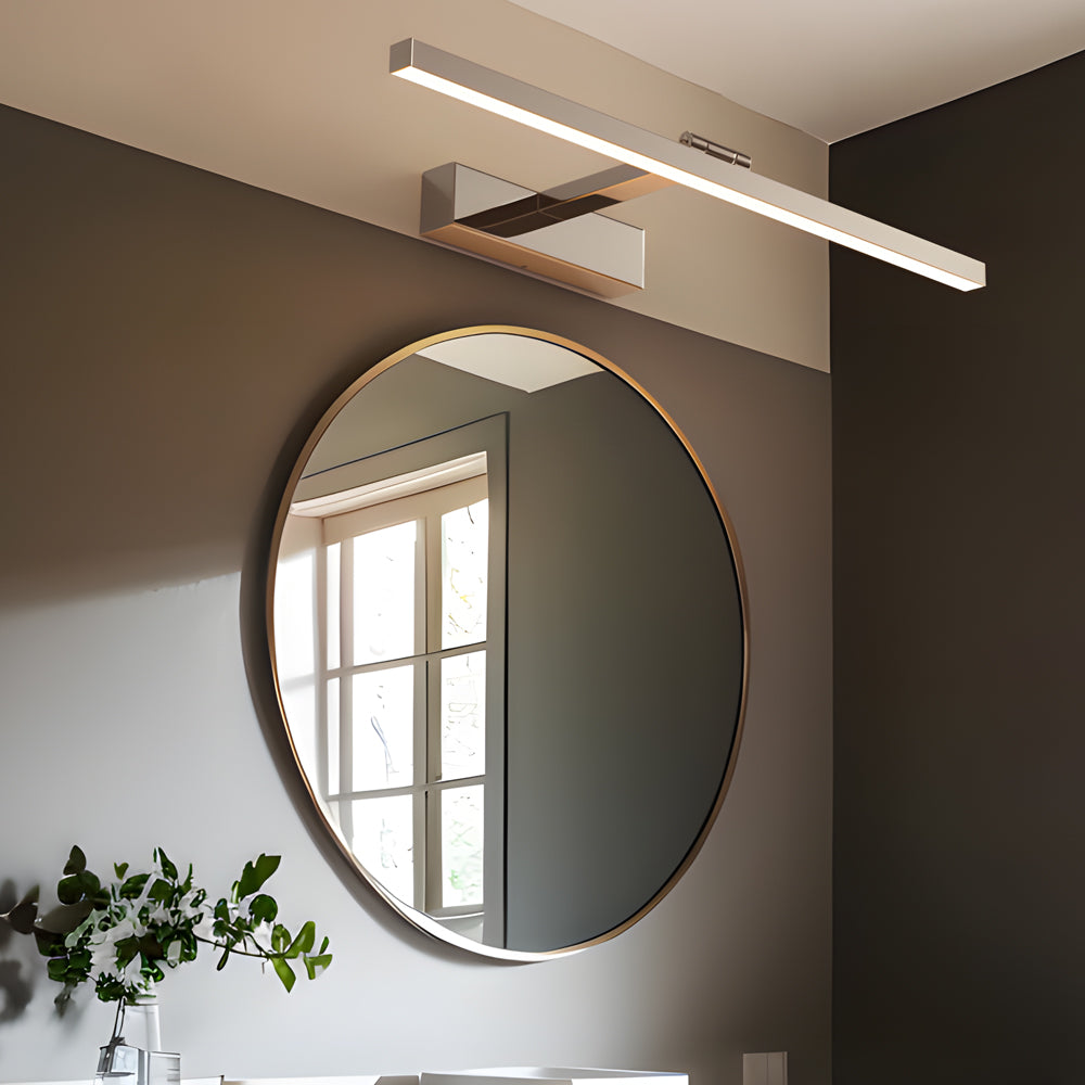 Brillara | 31'' Adjustable LED Vanity Light, Stainless Steel Elegance