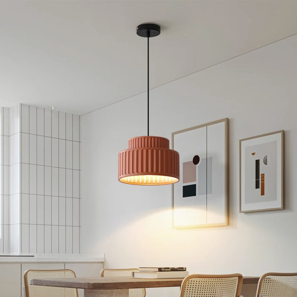 Modern Nordic Cream Hanging Light - Elegant Wabi Sabi Design