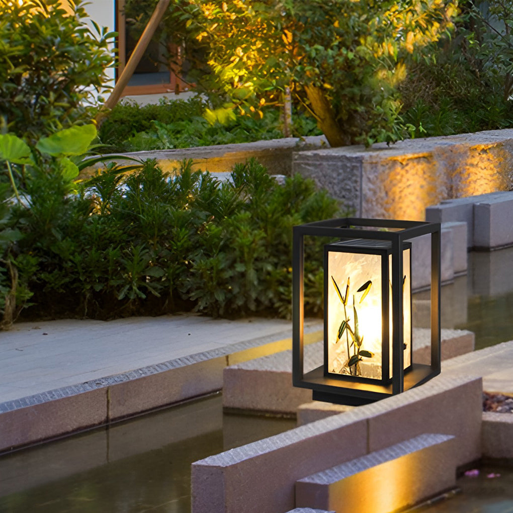 Modern Solar Path Lights - Waterproof LED Deck Post Illumination