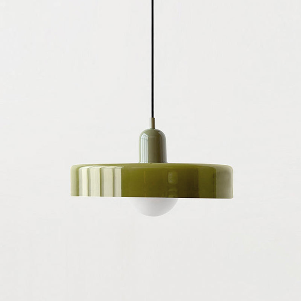 Elegant Bauhaus Glass Art Pendant Light for Kitchen Islands