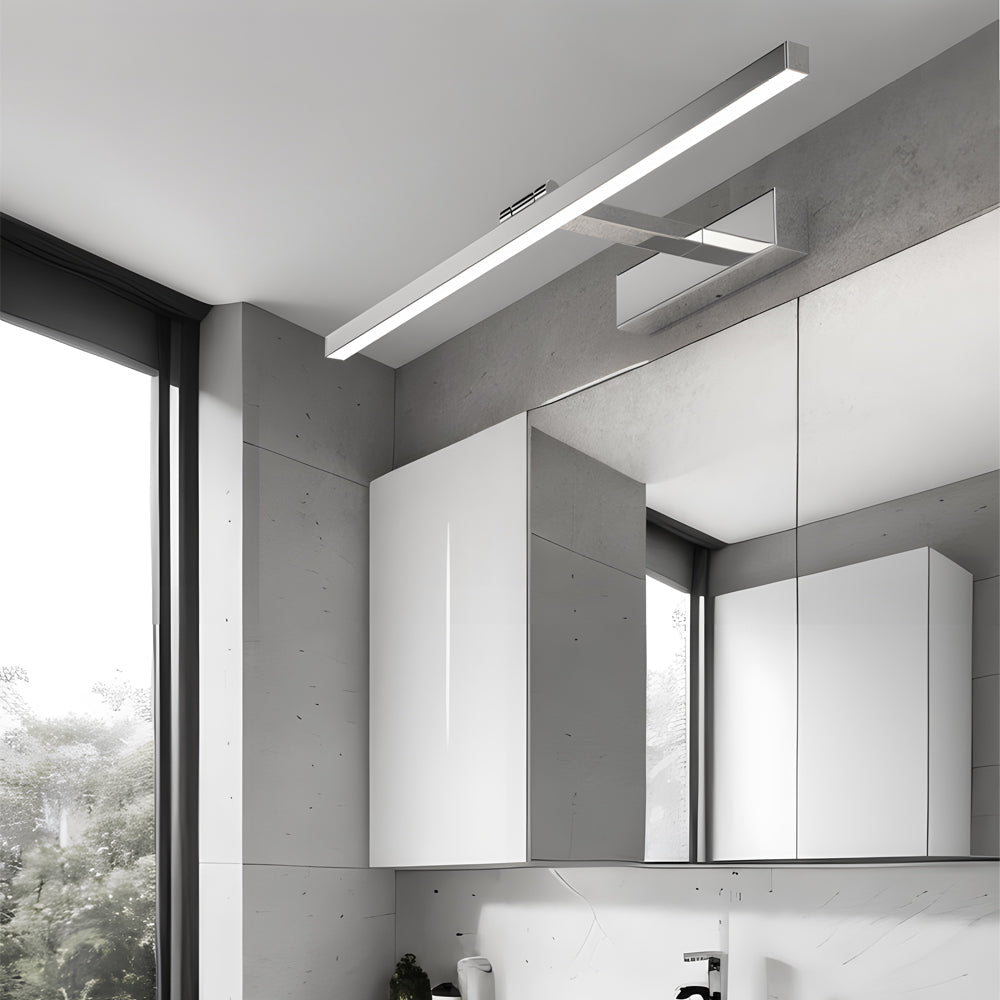 Brillara | 31'' Adjustable LED Vanity Light, Stainless Steel Elegance