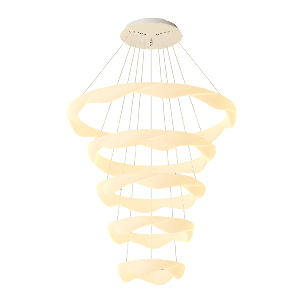 Elegant 3-Step Dimming Modern Chandelier - Creative Cream Style