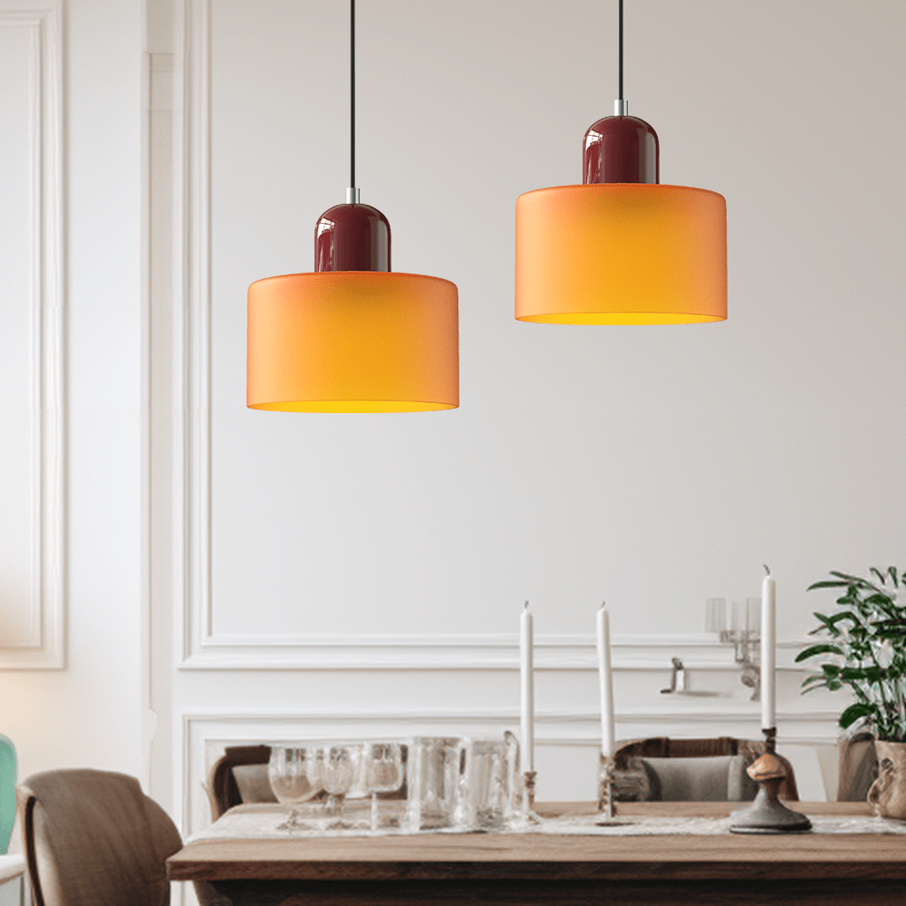 Elegant Bauhaus Creative Glass Pendant Light - Modern Design