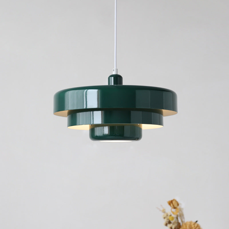 Mid-Century Modern Iron Round Pendant Light - Medieval Style