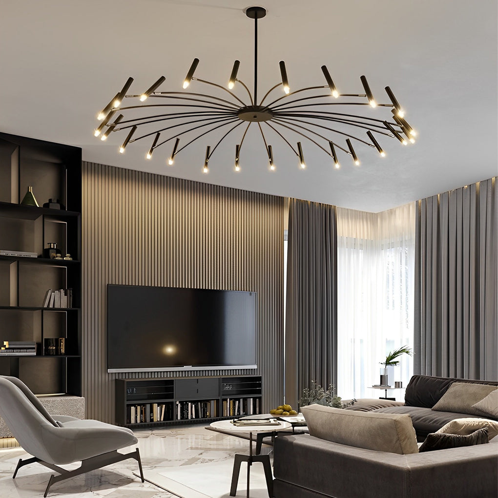 Adjustable 3-Step Dimming LED Minimalist Chandelier - Modern Elegance