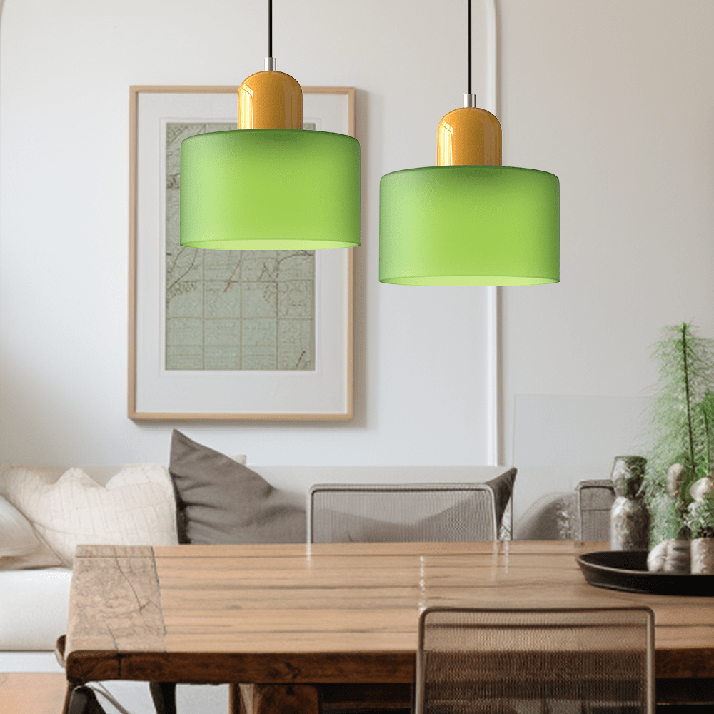 Elegant Bauhaus Creative Glass Pendant Light - Modern Design