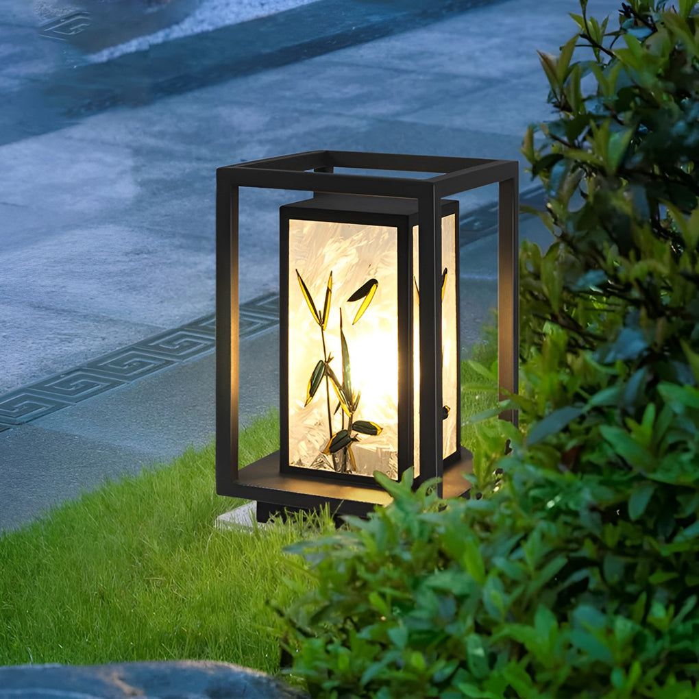 Modern Solar Path Lights - Waterproof LED Deck Post Illumination