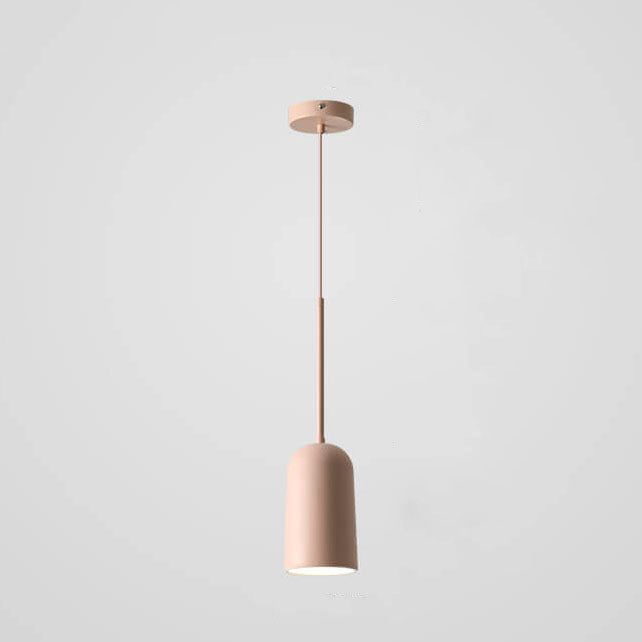 Modern Minimalist Geometric Metal 1-Light Pendant Lamp