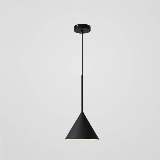 Modern Minimalist Geometric Metal 1-Light Pendant Lamp