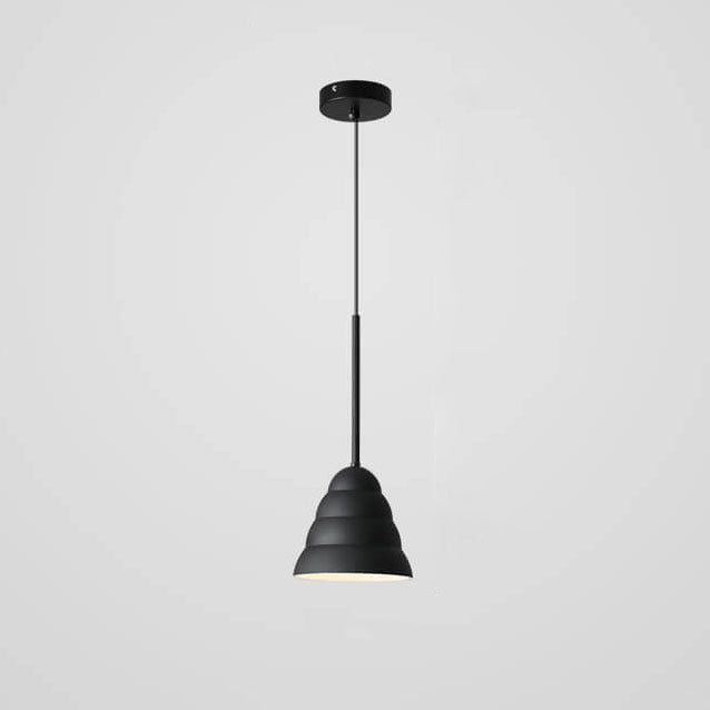 Modern Minimalist Geometric Metal 1-Light Pendant Lamp