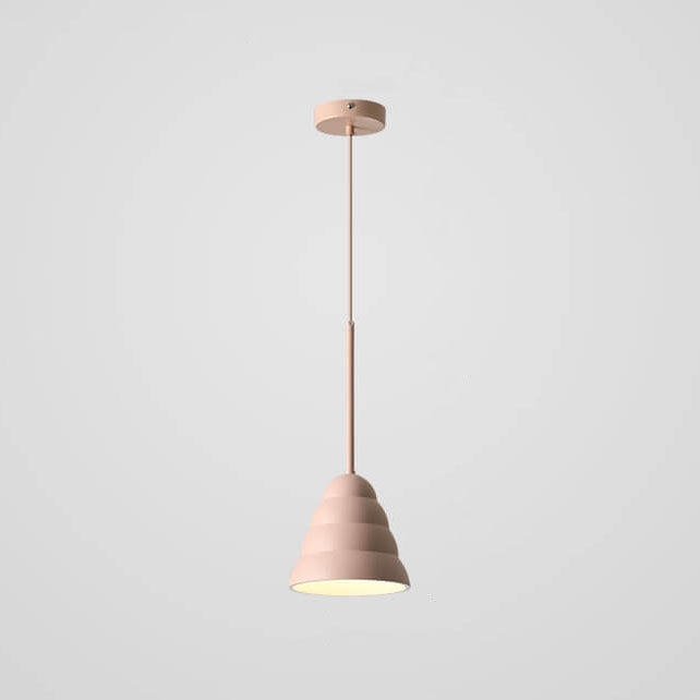 Modern Minimalist Geometric Metal 1-Light Pendant Lamp