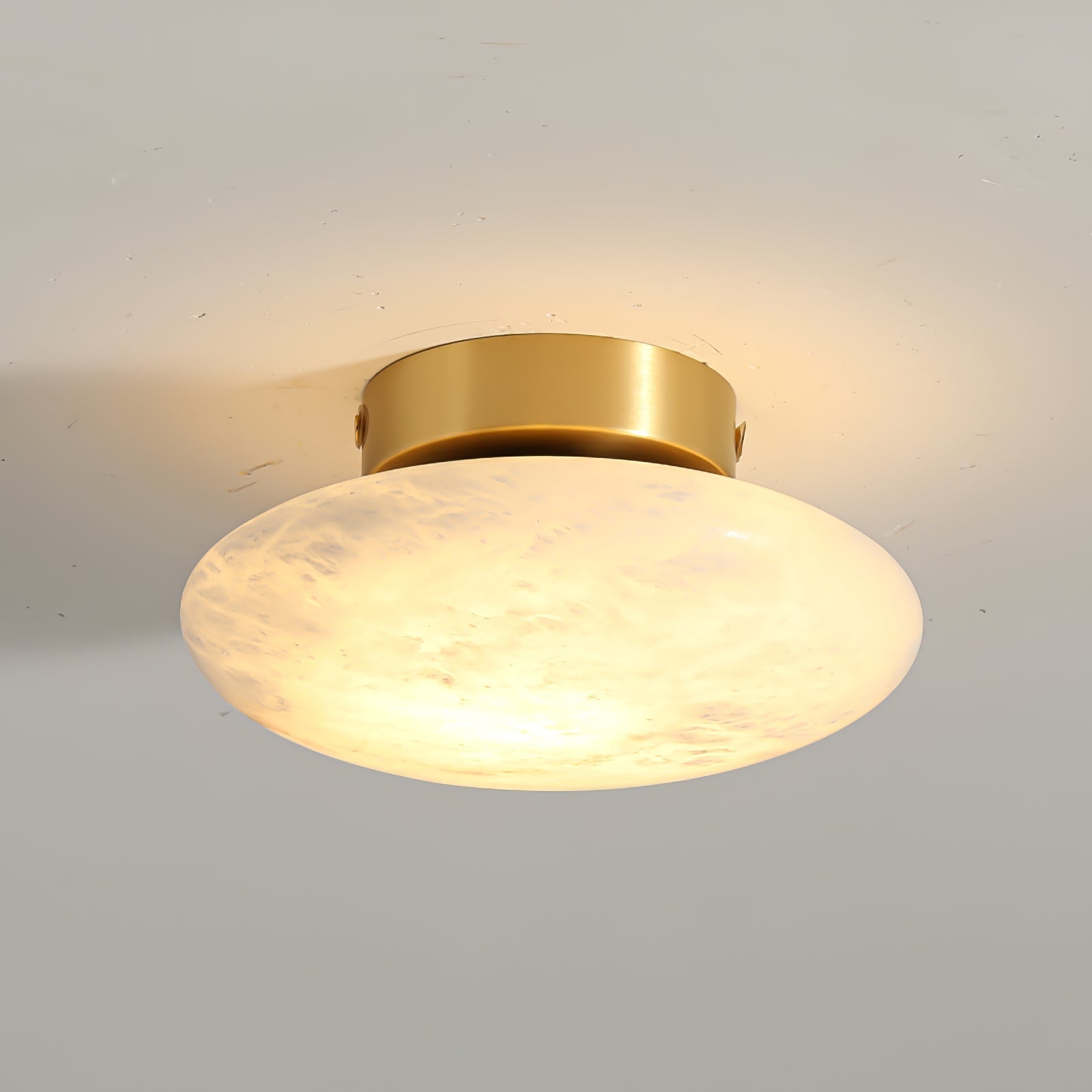 Alabaster Oval Ceiling Lamp | Elegant Lighting, Modern Design