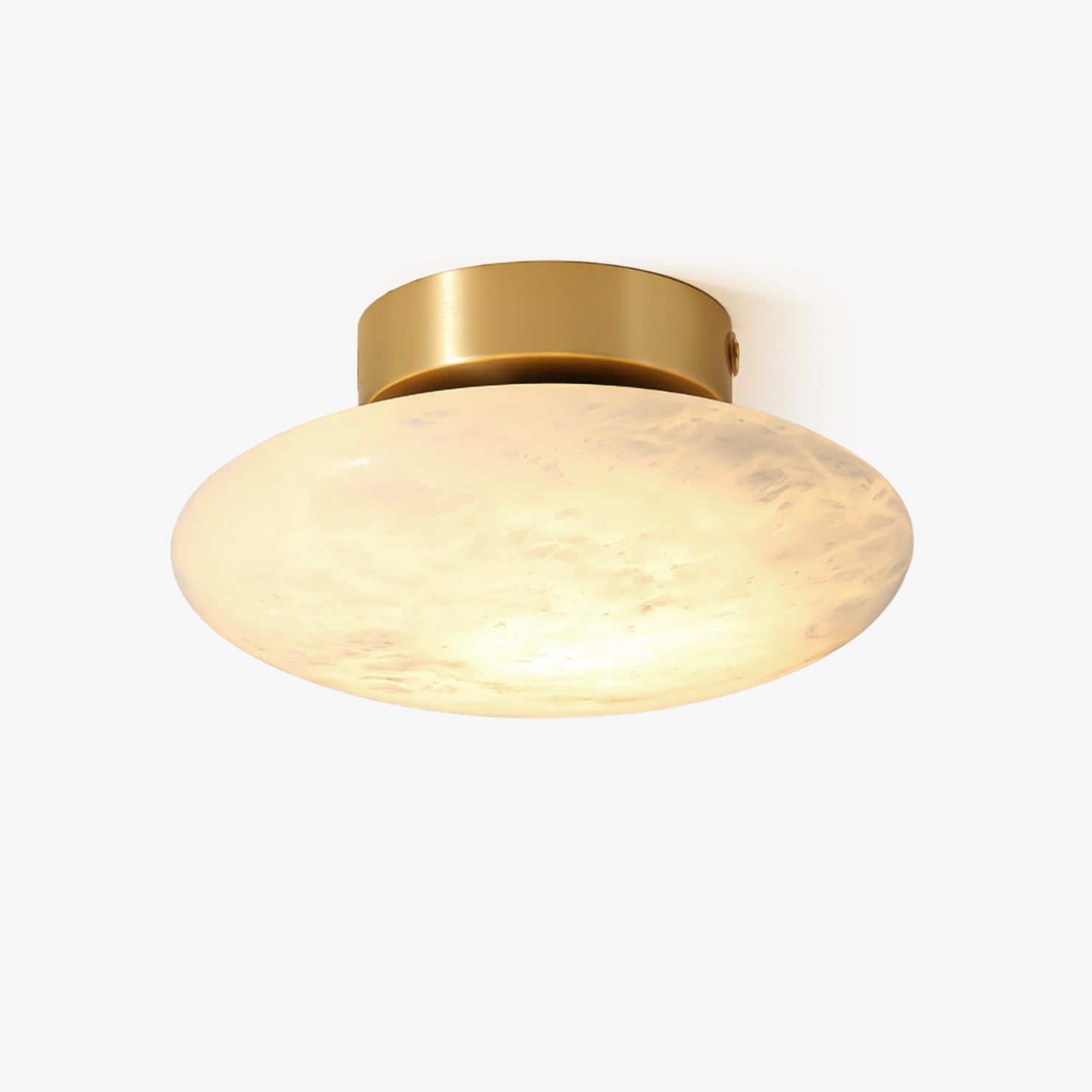 Alabaster Oval Ceiling Lamp | Elegant Lighting, Modern Design