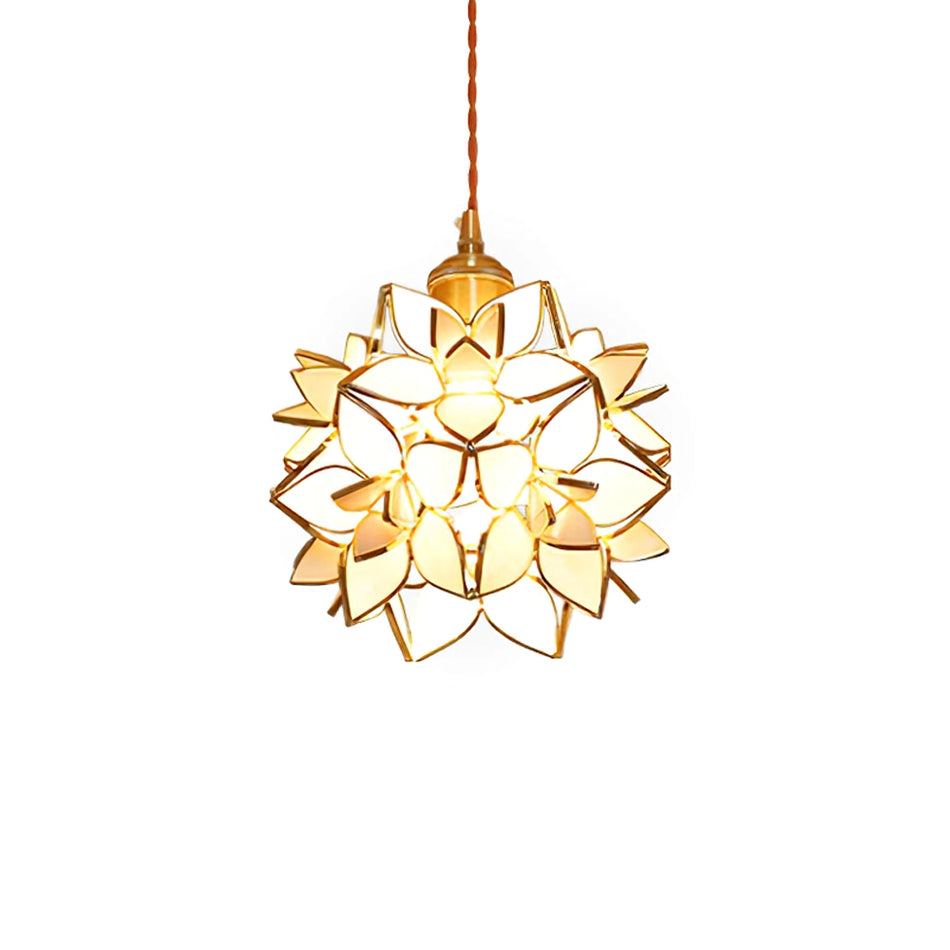 Elegant Capiz Pendant Light - Eco-Friendly, Handcrafted Design