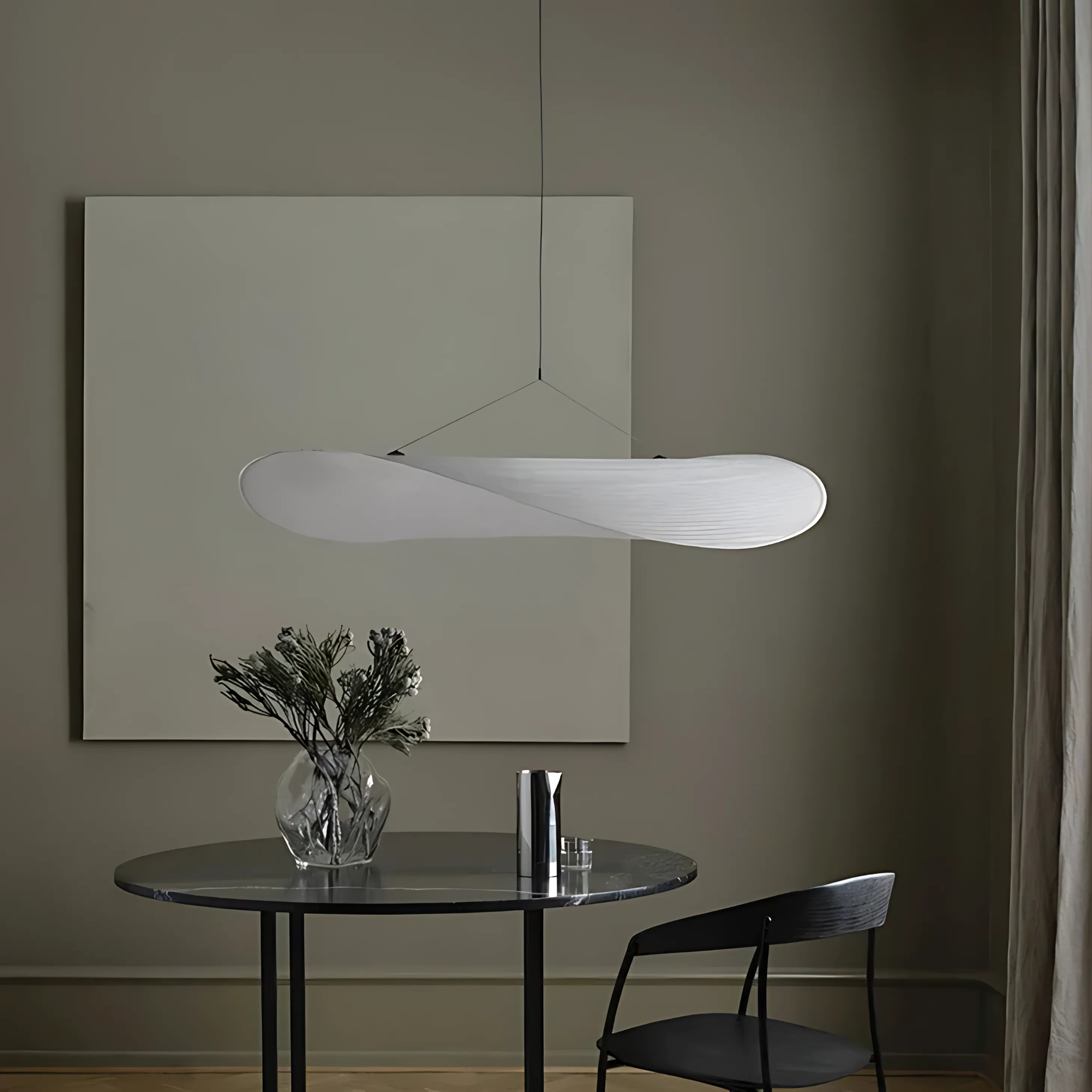 Modern Japandi Sail Pendant Lamp - Elegant & Minimalist Design