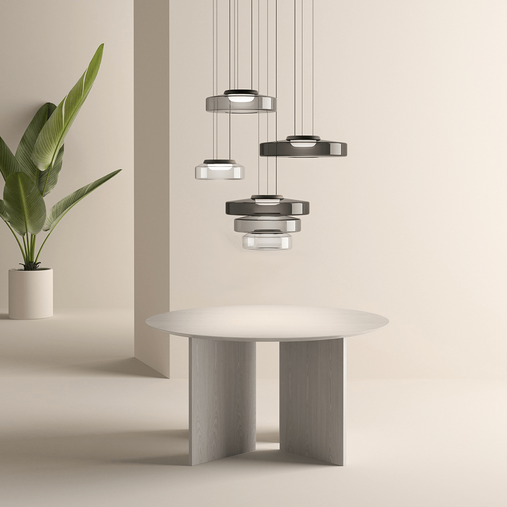 Elegant Bauhaus Glass Pendant Light - Timeless Design & Style