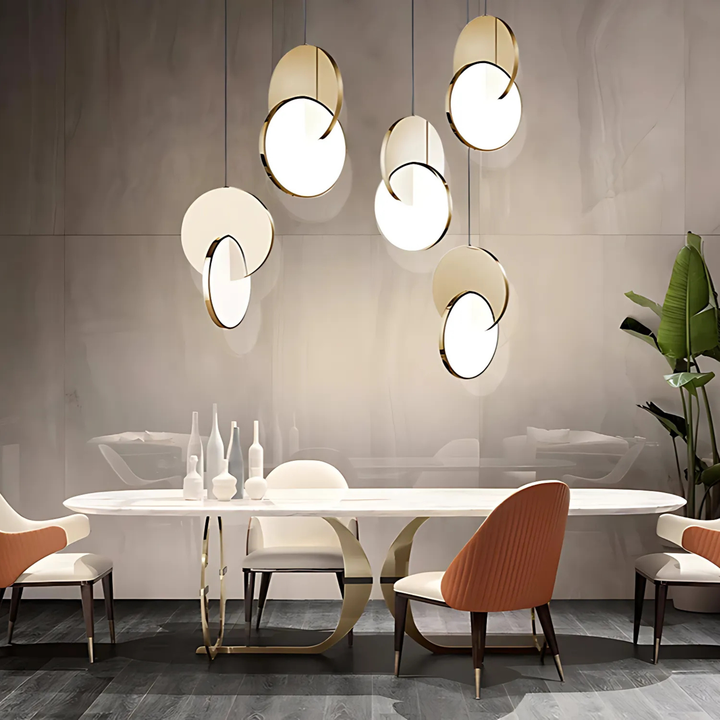 Elegant Coin Pendant Lights - Stylish Lighting for Modern Spaces