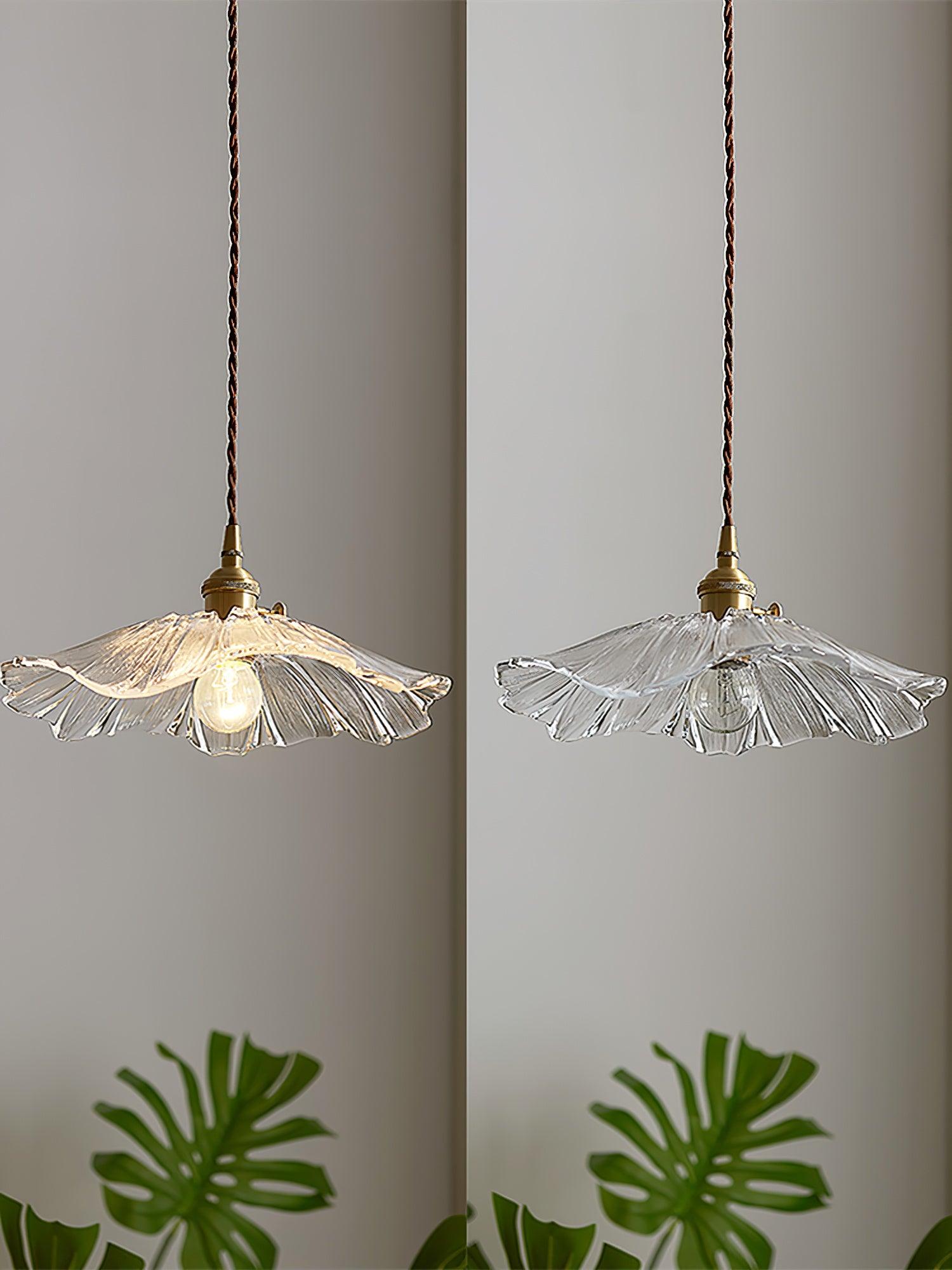 Elegant Flower Glass Pendant Light – Stunning Home Illumination