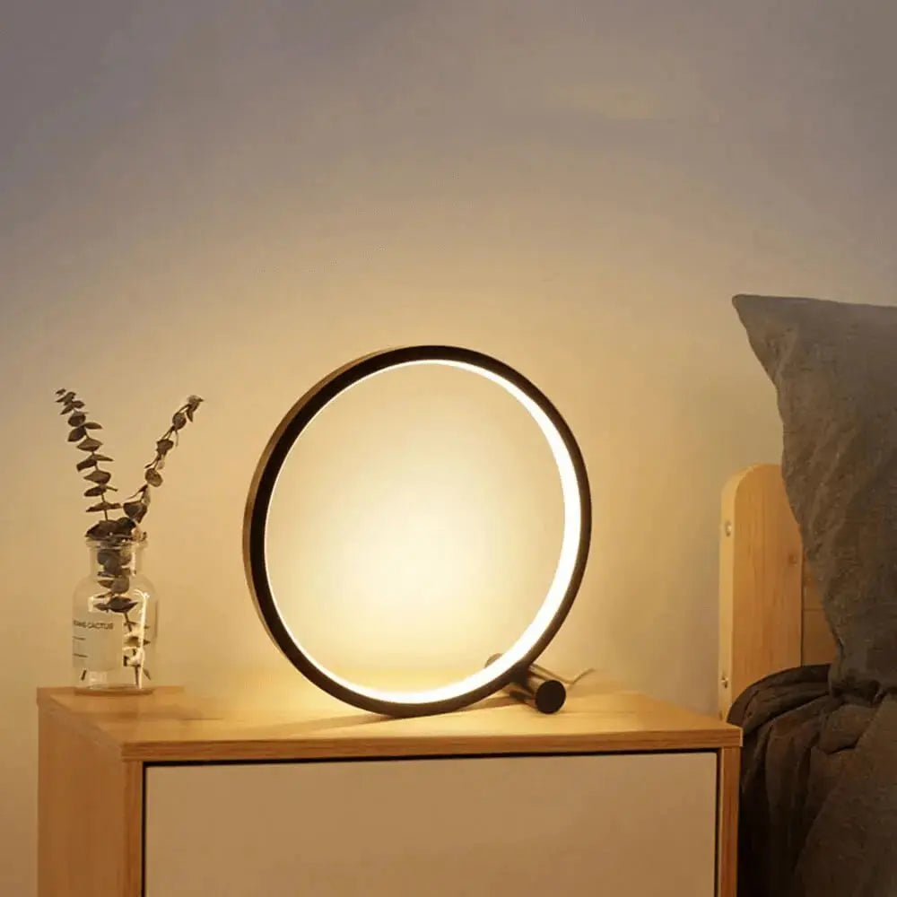 Illumix - LunaSphere LED Table Lamp | Minimalist Design - VLP009 - Black / Cold white