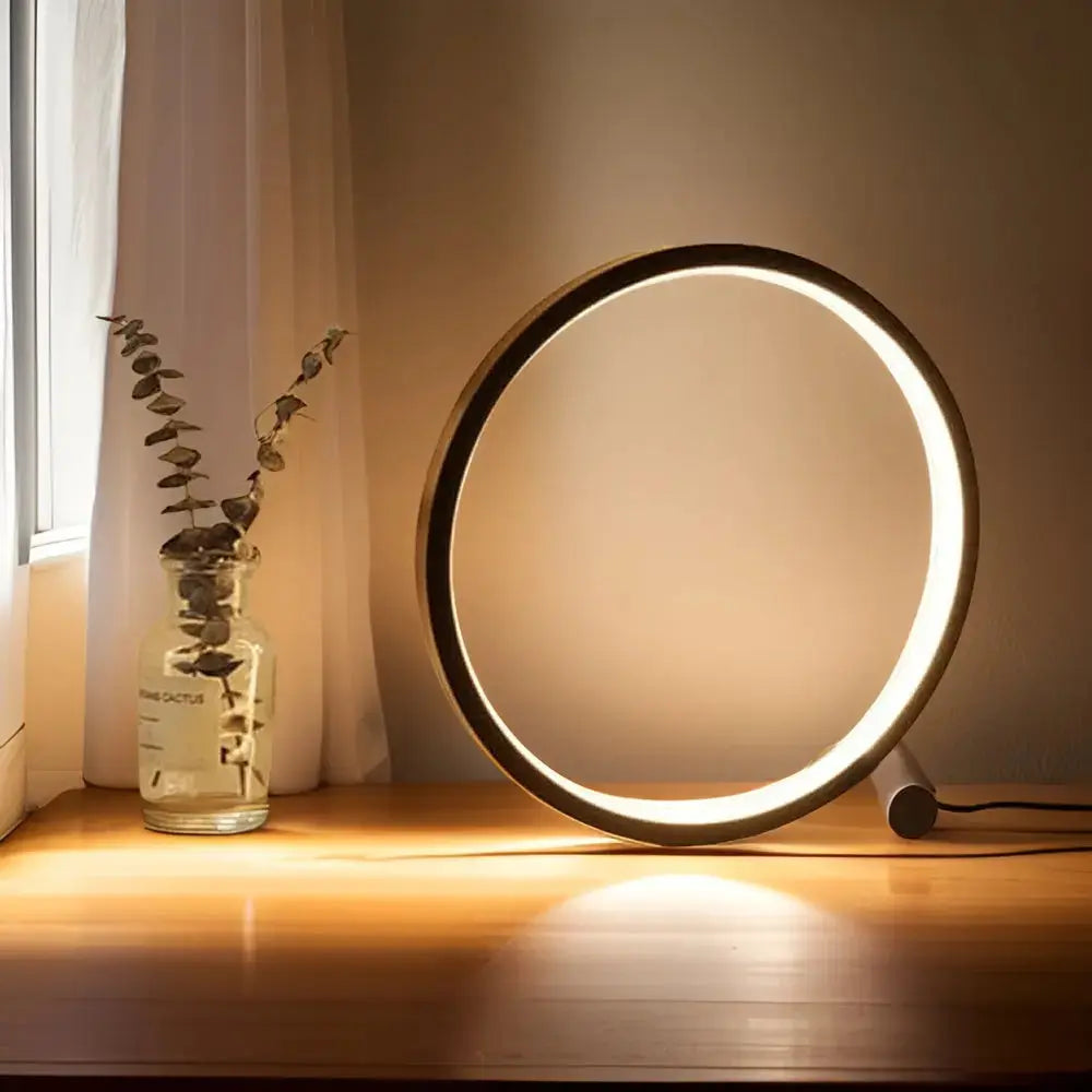 Illumix - LunaSphere LED Table Lamp | Minimalist Design - VLP009 - Black / Cold white