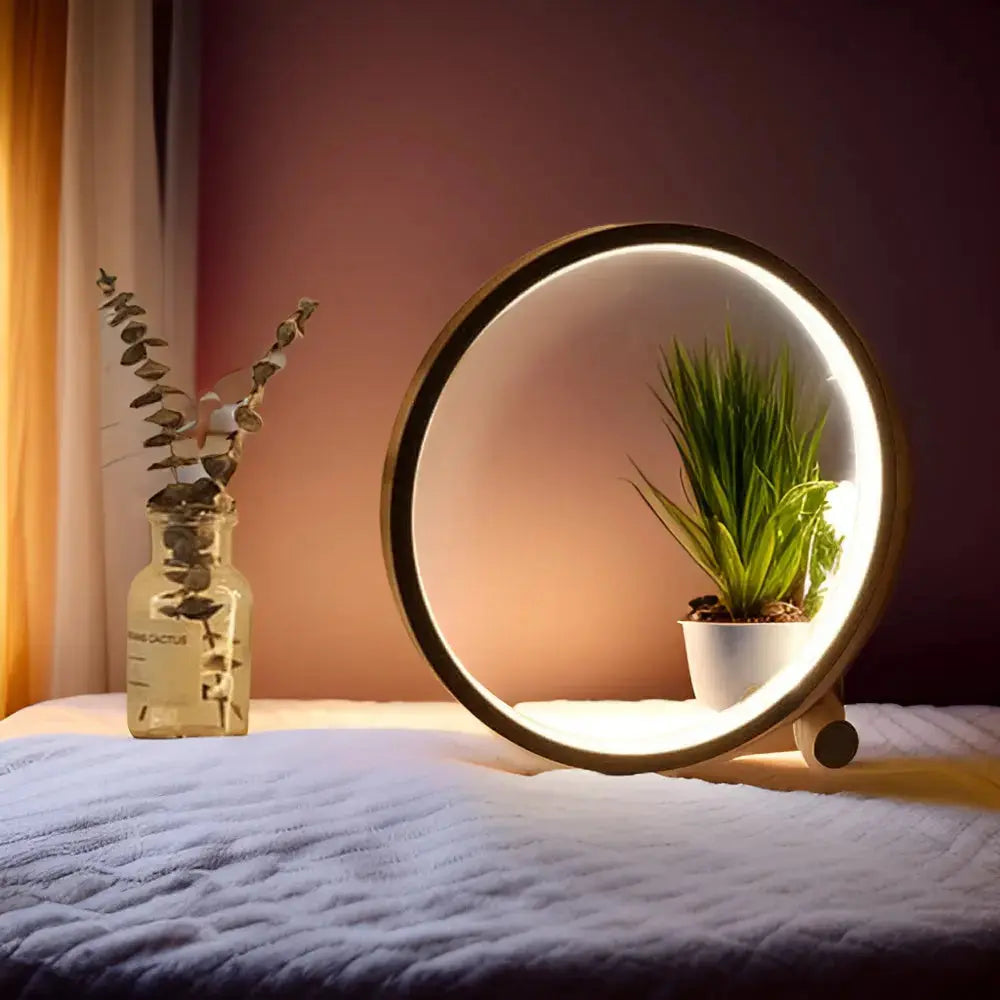 Illumix - LunaSphere LED Table Lamp | Minimalist Design - VLP009 - Black / Cold white