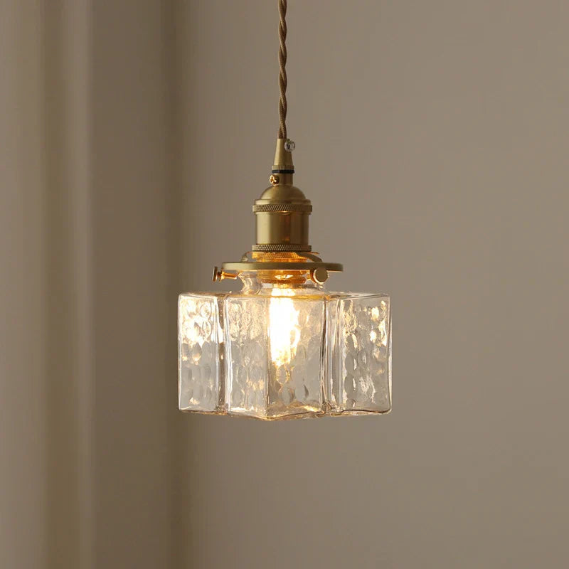 Fatima Modern Retro Glass Pendant Light - Stylish & Unique