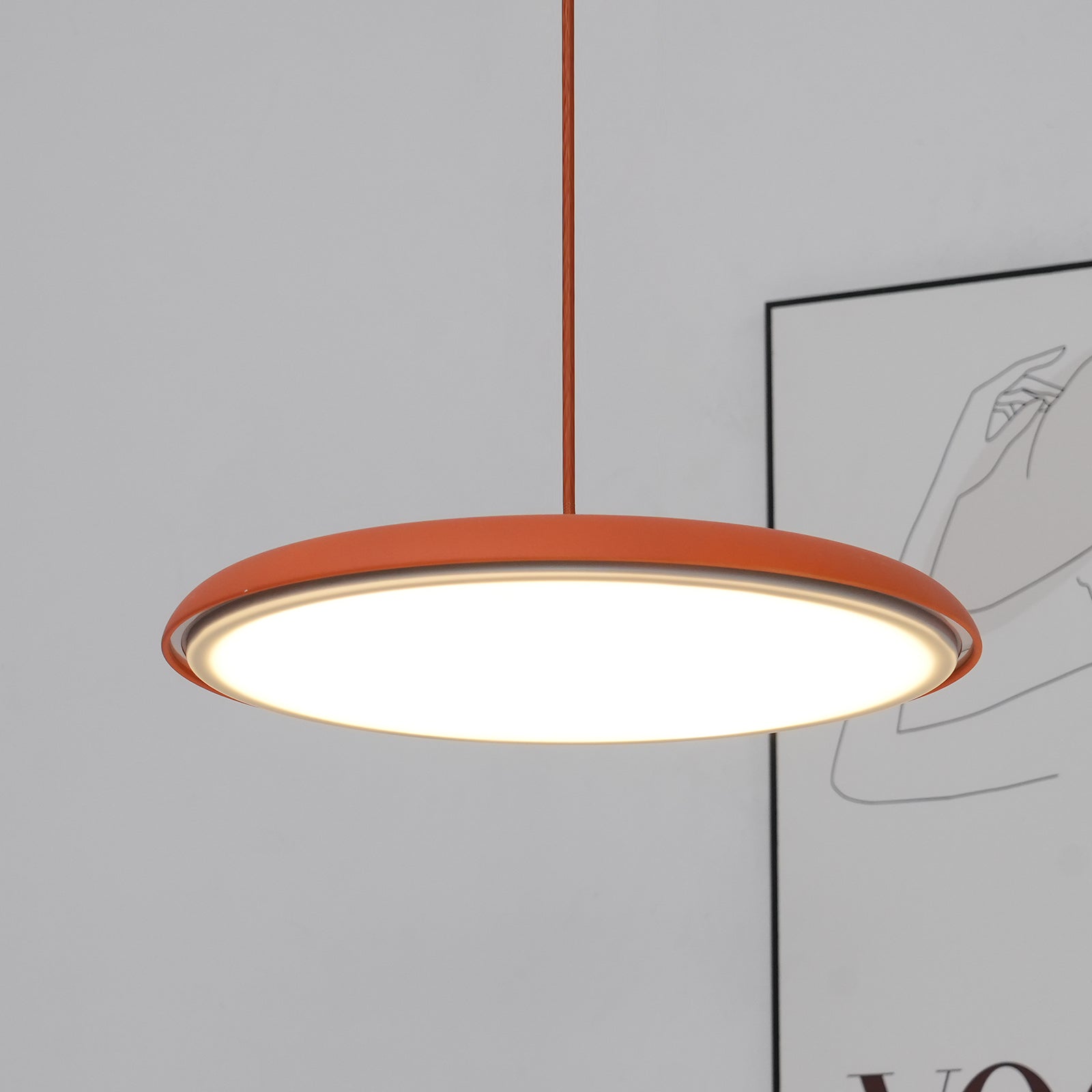 Stylish Cookie Pendant Light - Modern Design & Warm Ambiance