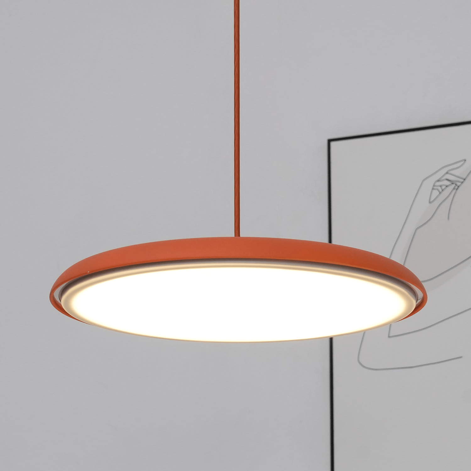 Stylish Cookie Pendant Light - Modern Design & Warm Ambiance