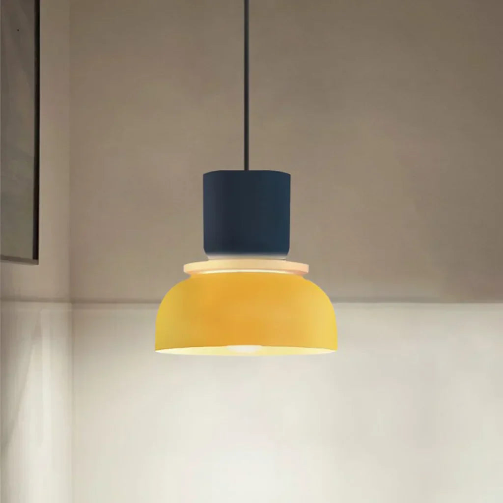 Stylish Dulcy Color Block Nordic Pendant Light - Modern Elegance