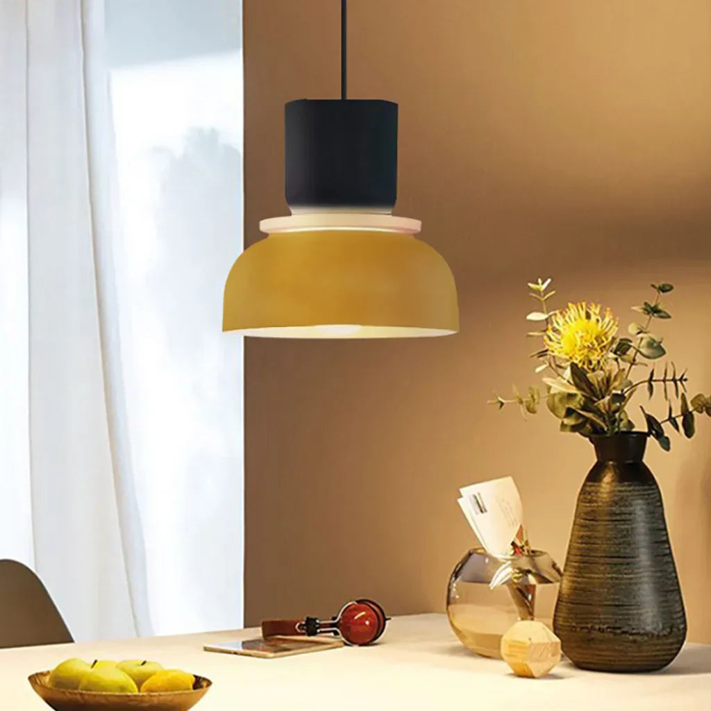 Stylish Dulcy Color Block Nordic Pendant Light - Modern Elegance