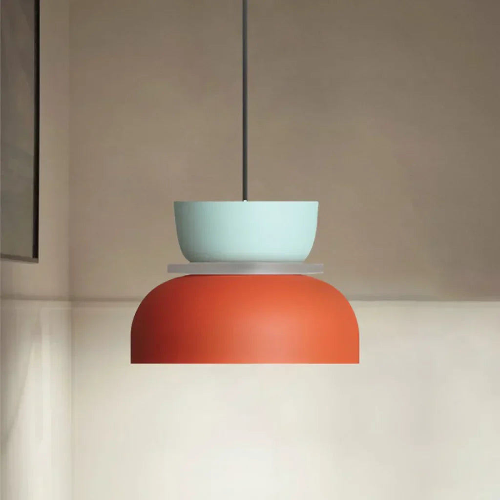 Stylish Dulcy Color Block Nordic Pendant Light - Modern Elegance