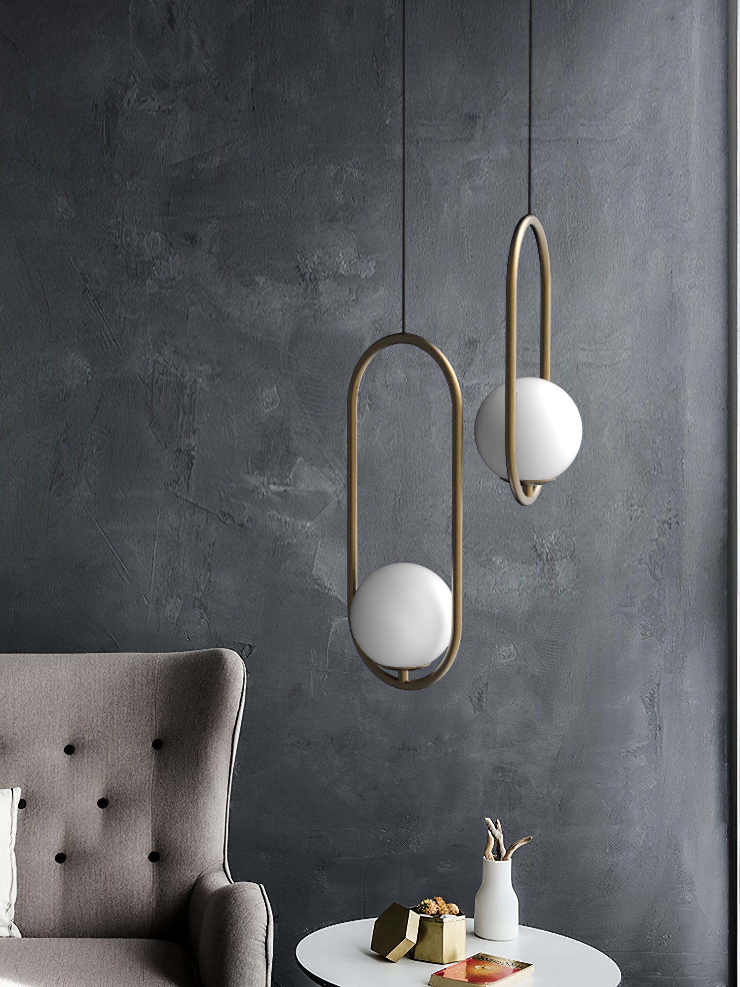 Lunara | Elegant Pendant Lamp | Contemporary Design - Illumix