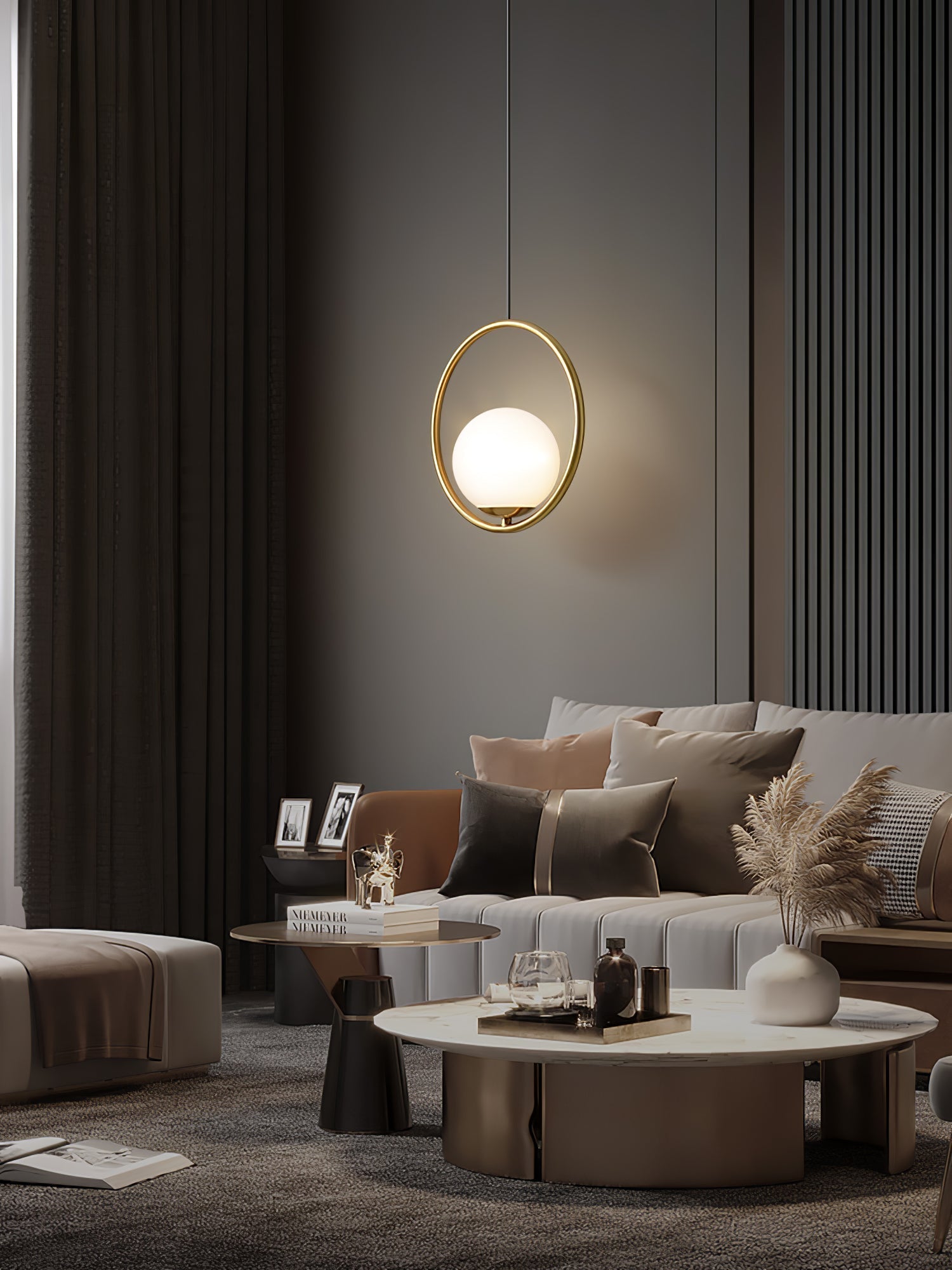 Lunara | Elegant Pendant Lamp | Contemporary Design - Illumix