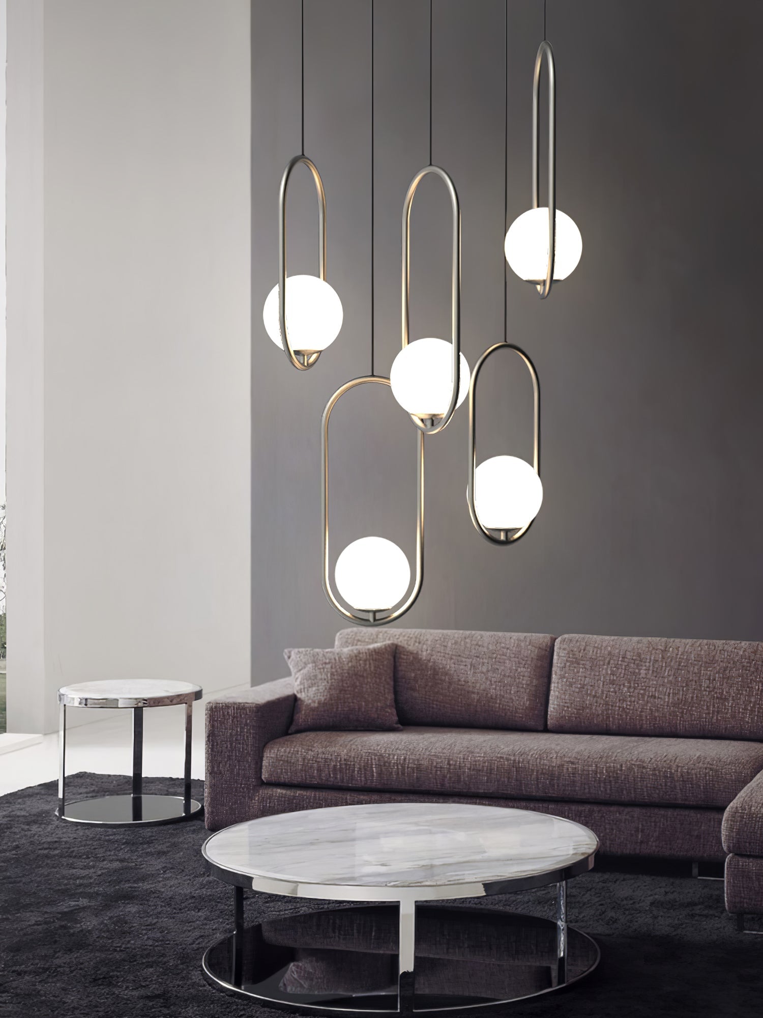 Lunara | Elegant Pendant Lamp | Contemporary Design - Illumix