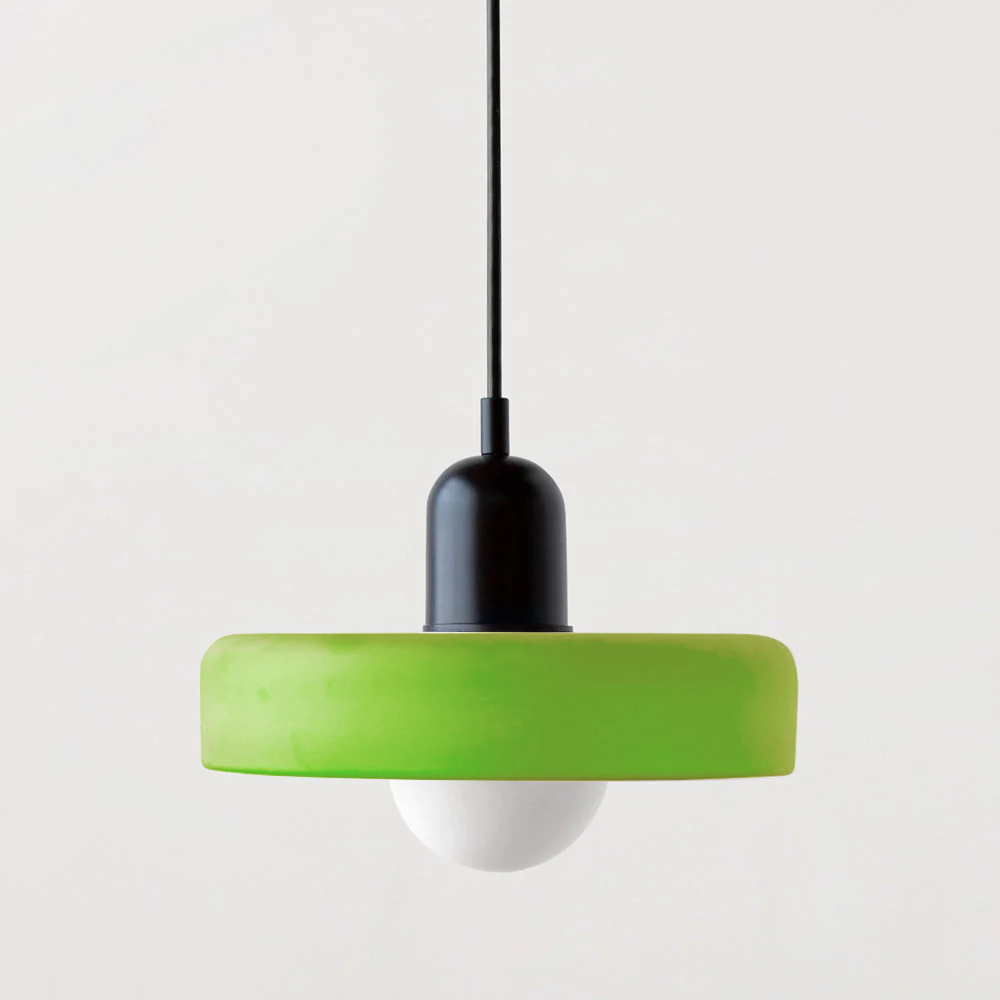 Elegant Bauhaus Glass Art Pendant Light for Kitchen Islands