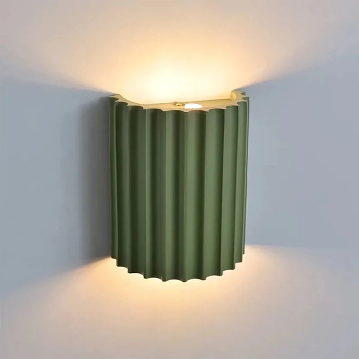 Artiglow | Modern Half-Circle Resin Wall Lamp for Ambient Lighting