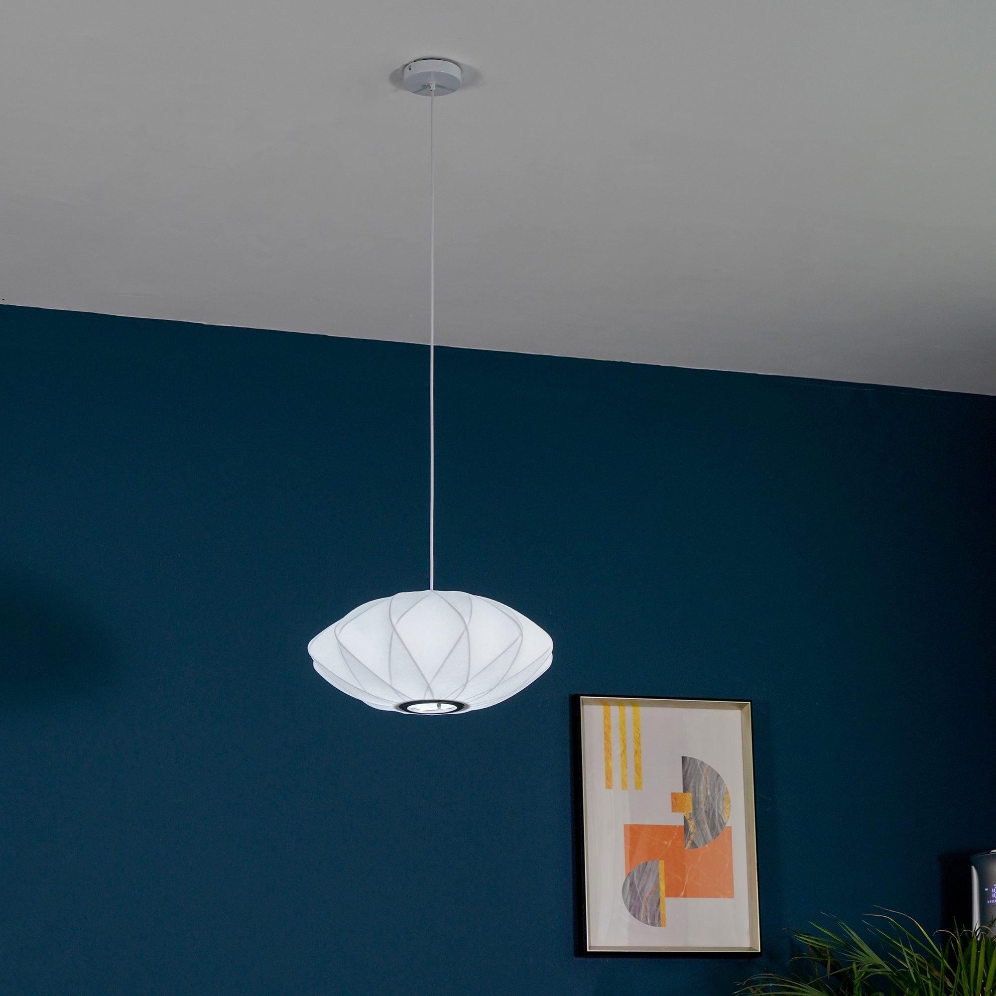 Elegant Bubble Mulberry Silk Pendant Lamp - Luxurious Lighting