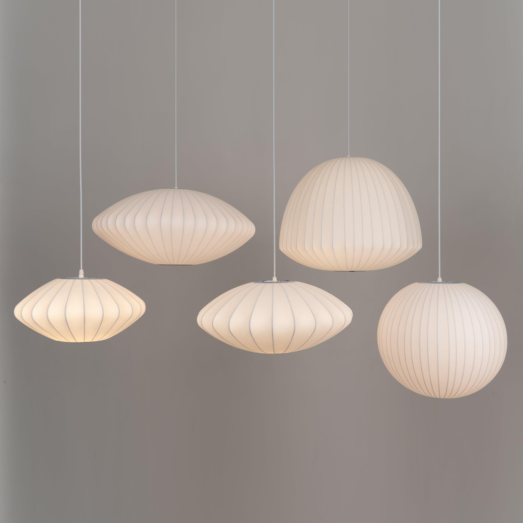 Elegant Bubble Mulberry Silk Pendant Lamp - Luxurious Lighting