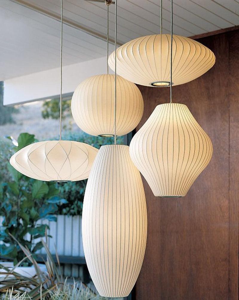 Elegant Bubble Mulberry Silk Pendant Lamp - Luxurious Lighting