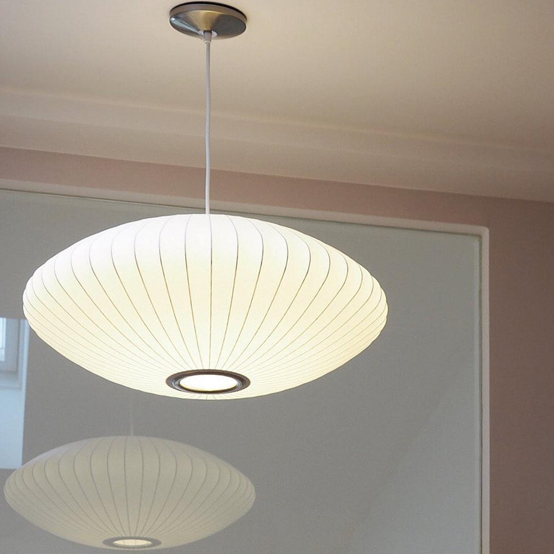 Elegant Bubble Mulberry Silk Pendant Lamp - Luxurious Lighting