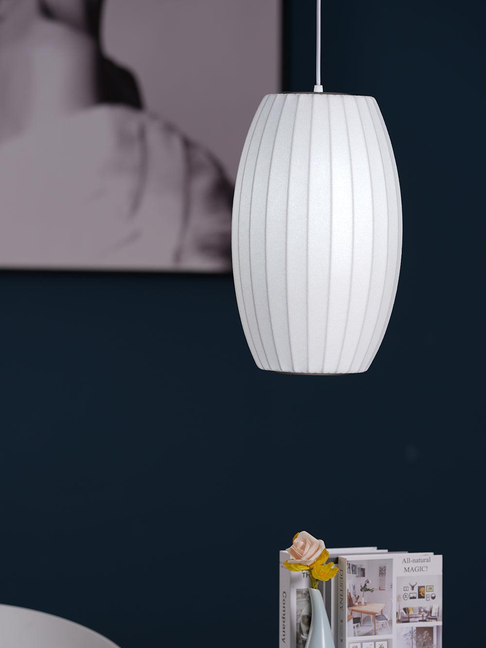 Elegant Bubble Mulberry Silk Pendant Lamp - Luxurious Lighting