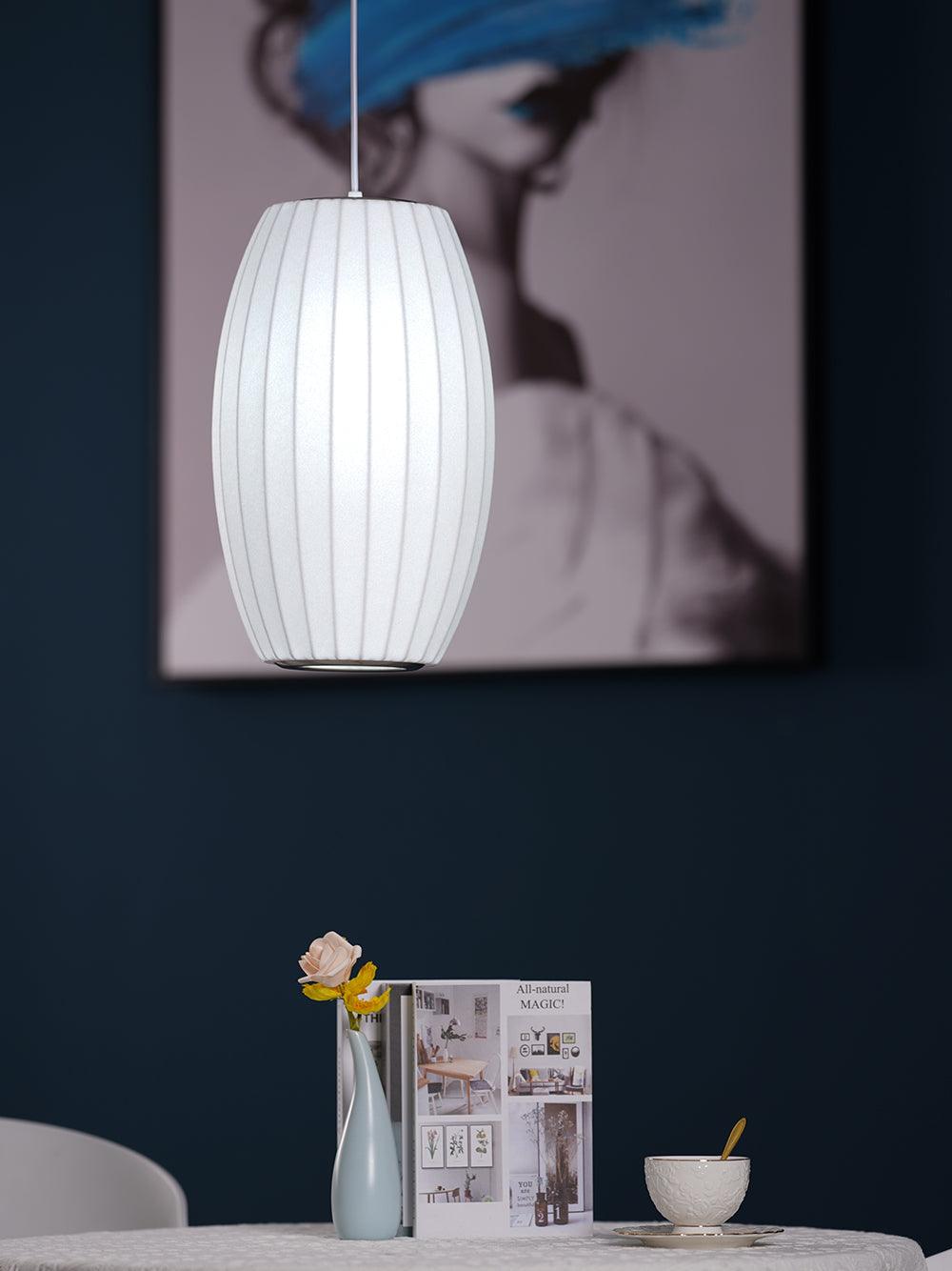 Elegant Bubble Mulberry Silk Pendant Lamp - Luxurious Lighting