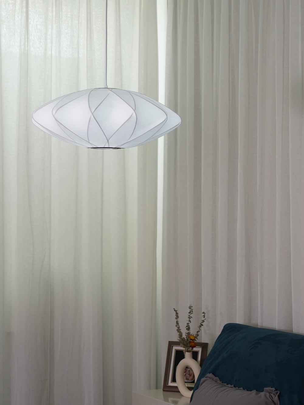 Elegant Bubble Mulberry Silk Pendant Lamp - Luxurious Lighting