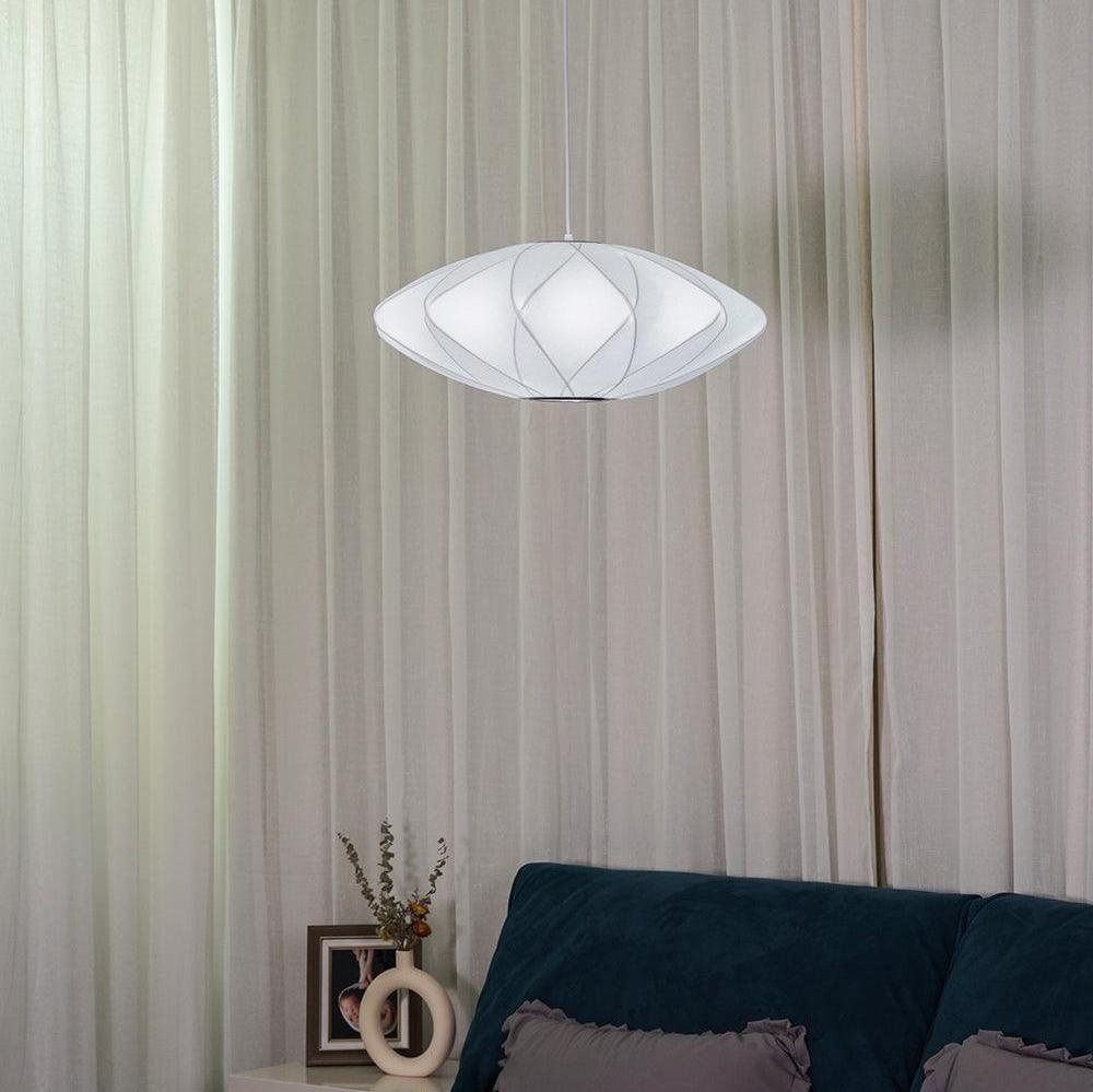 Elegant Bubble Mulberry Silk Pendant Lamp - Luxurious Lighting