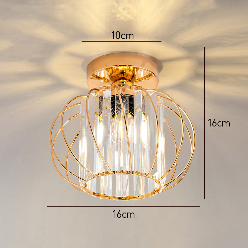 Nordic Luxury Glass Hallway Ceiling Light - Elegant & Modern Design