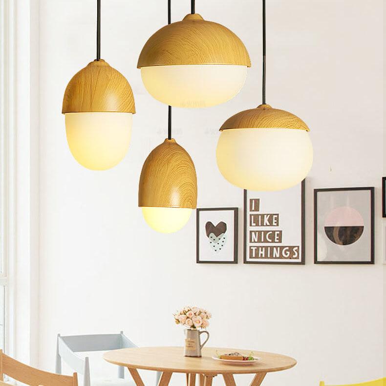 Modern Beige 1-Light Globe Pendant - Stylish & Versatile Lighting